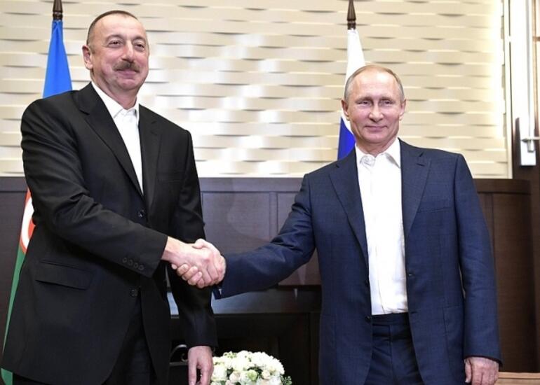 Putin İlham Əliyevi təbrik etdi