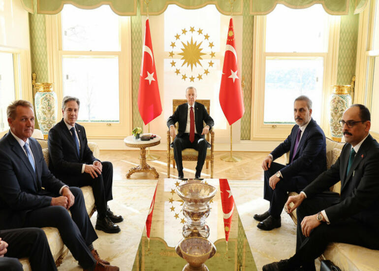 Ərdoğan Blinkenlə görüşdü