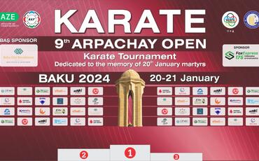 Bakıda 9-cu ARPACHAY OPEN Beynəlxalq Karate Turniri keçiriləcək