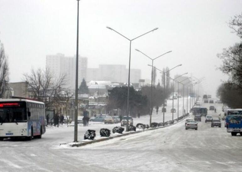 Sabah Bakıya qar yağacaq