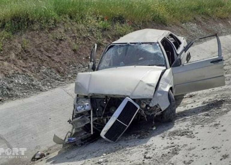 Şəmkirdə ağır qəza: ölən var