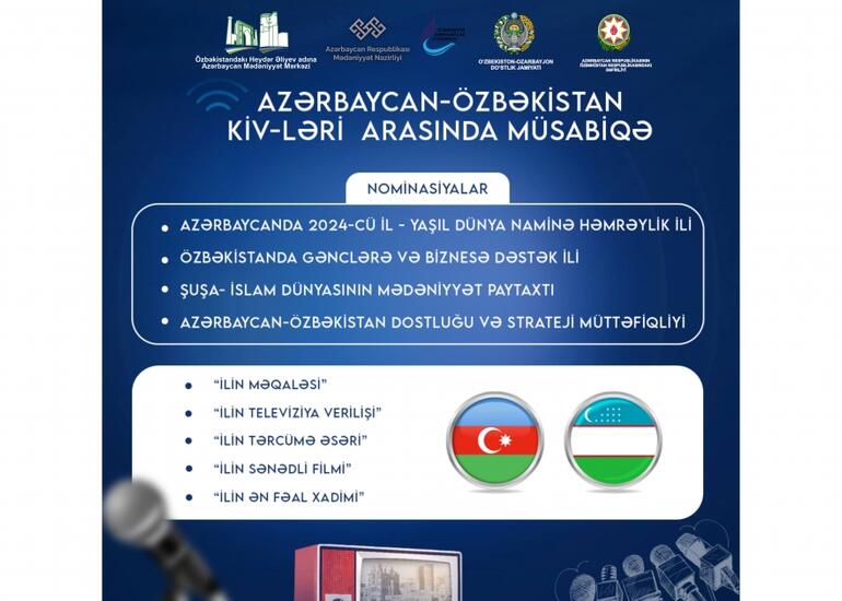 Özbəkistanda ölkəmizə dair müsabiqənin nominasiyaları elan edilib