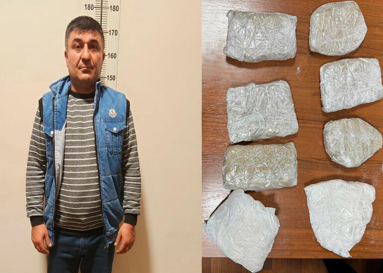 Ölkəyə 4 kq heroin keçirən TIR sürücüsü saxlanılıb