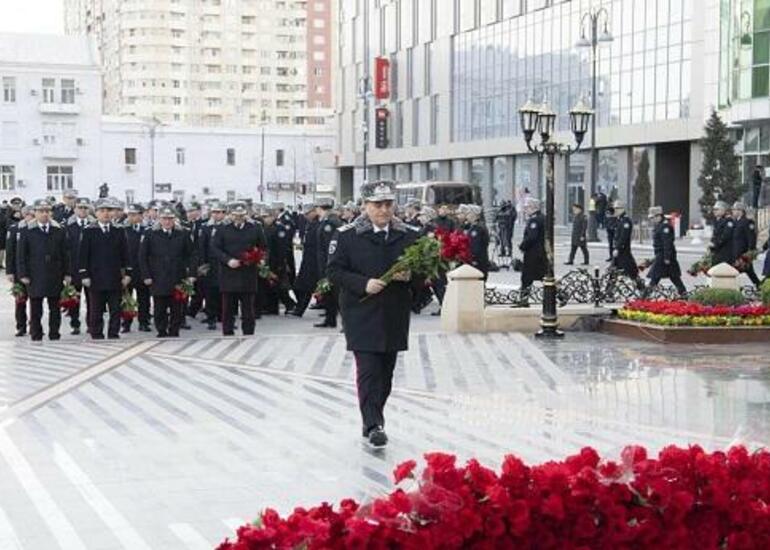 DTX rəhbərliyi Xocalı abidəsini ziyarət etdi - Foto