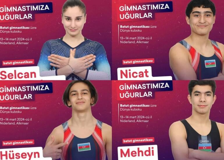 Gimnastlarımız Dünya Kubokunda mübarizə aparacaqlar
