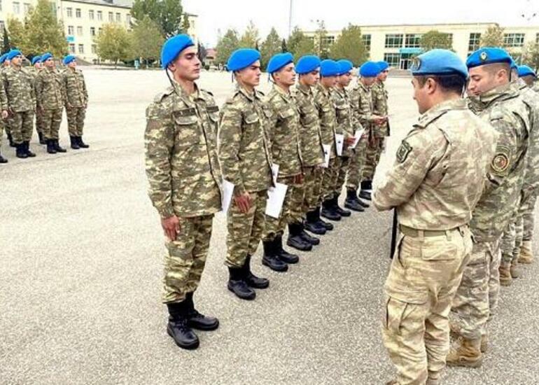 "Komando başlanğıc kursu"nun buraxılış mərasimi
