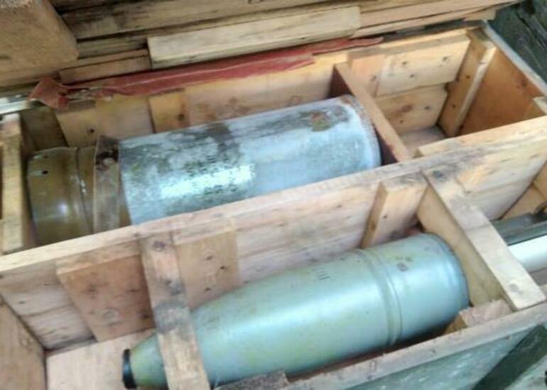 İşğaldan azad edilmiş kənddə tank mərmiləri tapıldı
