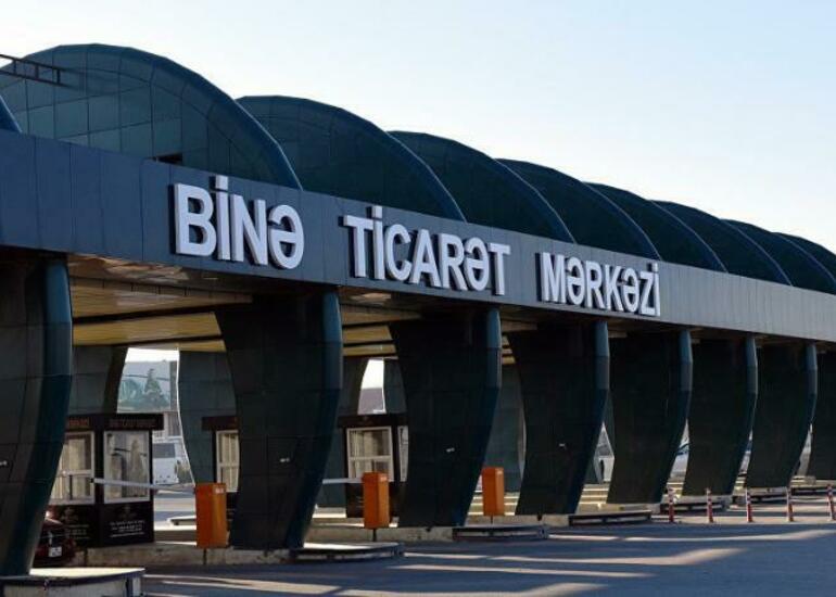 Binə Ticarət Mərkəzində yanğın...