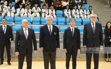 Kiçikyaşlı taekvondoçular arasında Azərbaycan birinciliyinin açılış mərasimi keçirilib