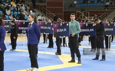 Kiçikyaşlı taekvondoçular arasında Azərbaycan birinciliyinin açılış mərasimi keçirilib