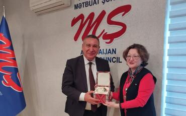 Türk Mədəniyyəti və İrsi Fondunun prezidenti Mətbuat Şurasında olub