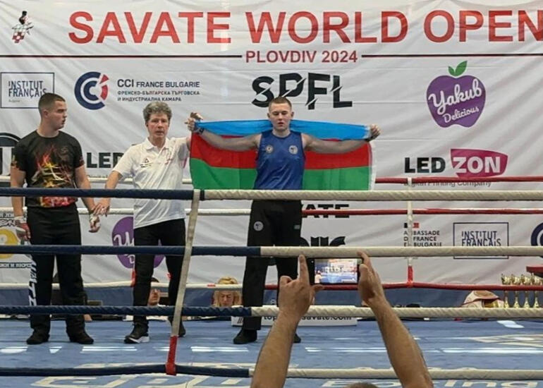 Azərbaycan savatçısı beynəlxalq turnirdə qızıl medal qazanıb