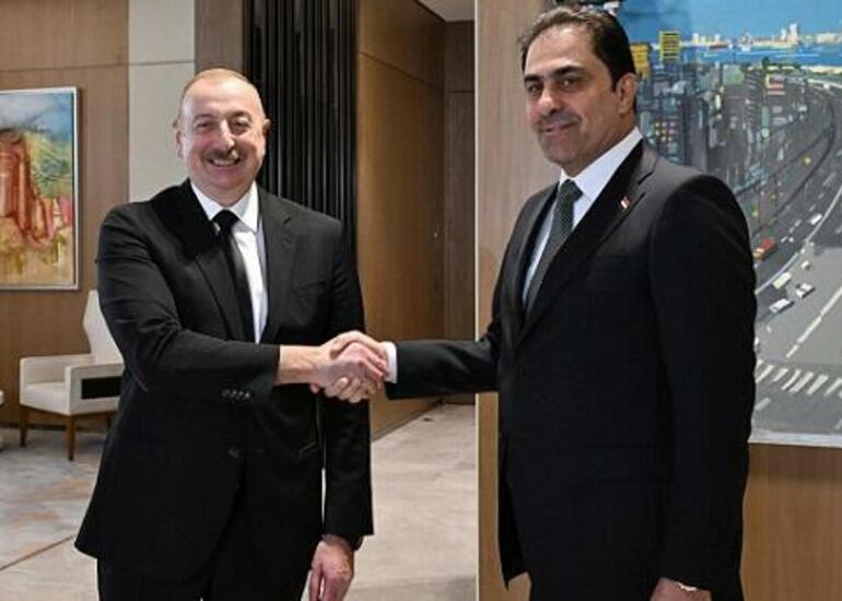 Prezident İraq Parlamentinin sədrini qəbul etdi