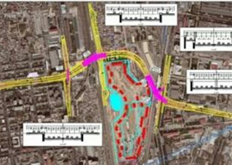 Yeni yol bu metrostansiyanın altından keçəcək? - Foto