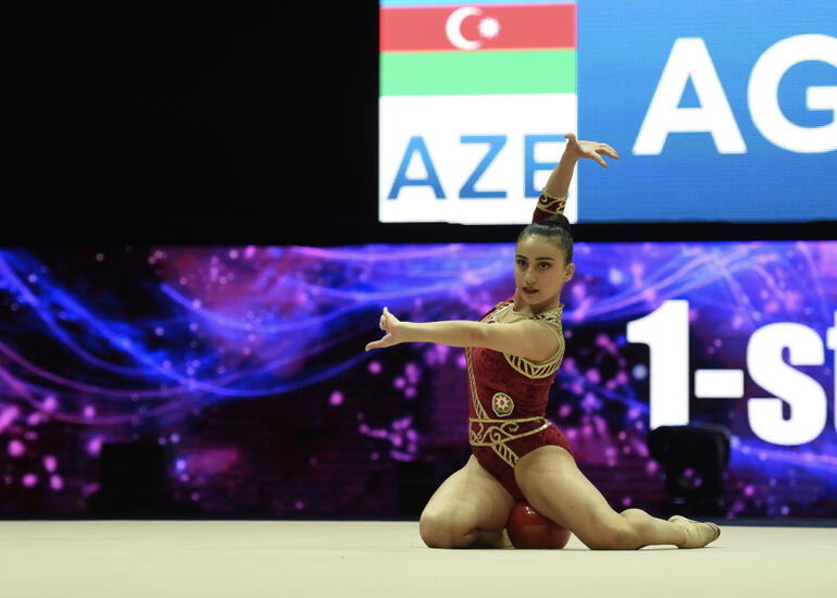 Bakıdakı bədii gimnastika üzrə Avropa Kubokunda ilk qaliblər müəyyənləşəcək