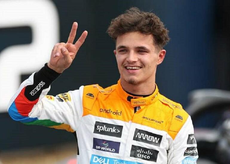 Lando Norris Formula 1 yarışında ilk qələbəsini qazanıb