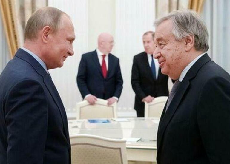 Qərb imtina etdi, Quterreş isə Putinə yazacaq