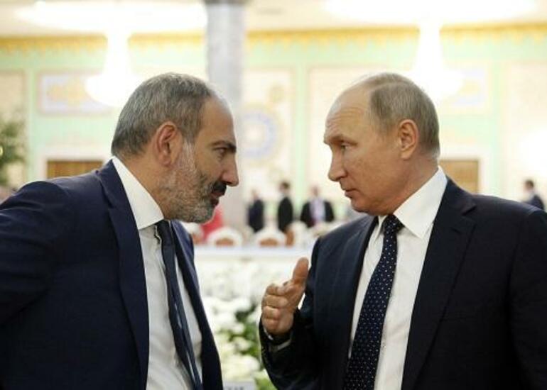 Putin Paşinyanın üzünə bunu "oxudu"