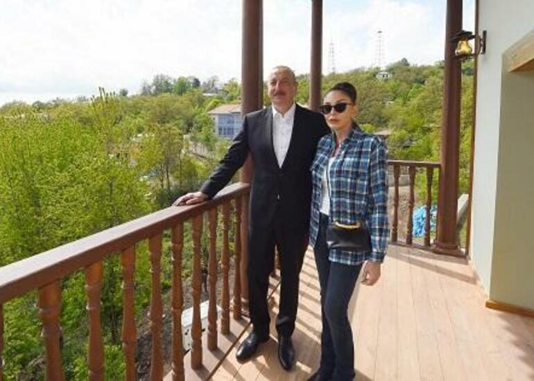 Prezident və xanımı Şuşada...