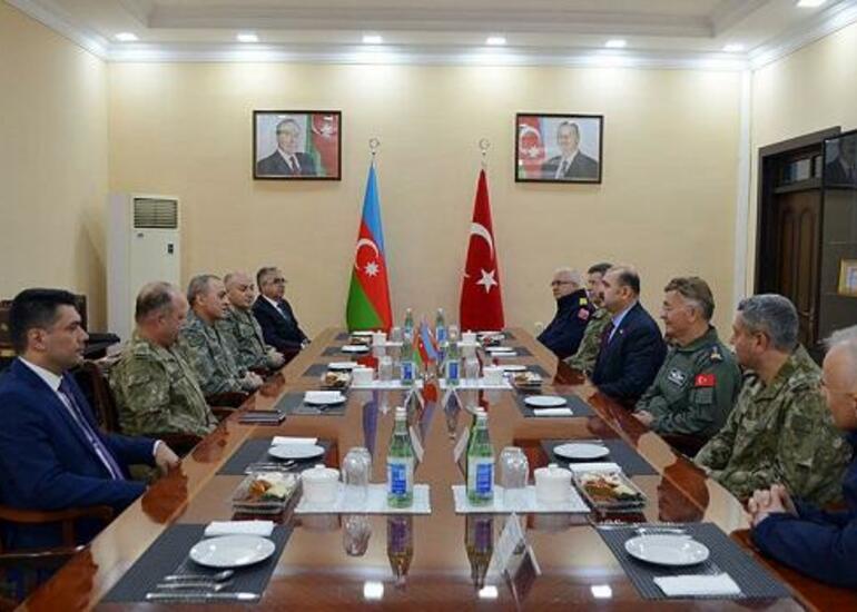 Generallar Türkiyə nümayəndə heyətini Qarabağda qəbul etdi