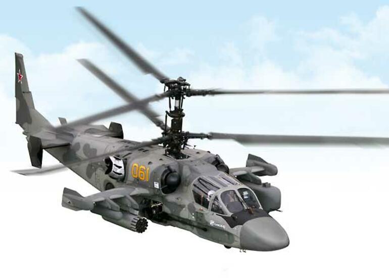 Rusiyaya məxsus Ka-52 helikopteri vuruldu