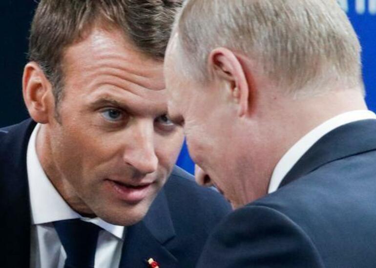 Putin təklifi rədd etdi - Makron əsəbiləşdi