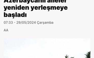 Azərbaycan Prezidentinin Xocalıya səfəri Türkiyə mətbuatında geniş işıqlandırılıb