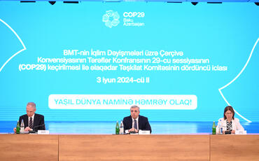 COP29 ilə əlaqədar Təşkilat Komitəsinin dördüncü iclası keçirilib