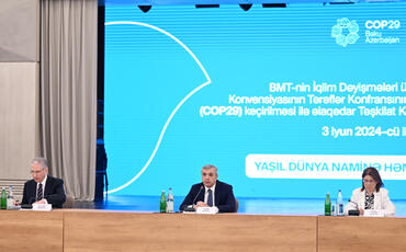 COP29 ilə əlaqədar Təşkilat Komitəsinin dördüncü iclası keçirilib