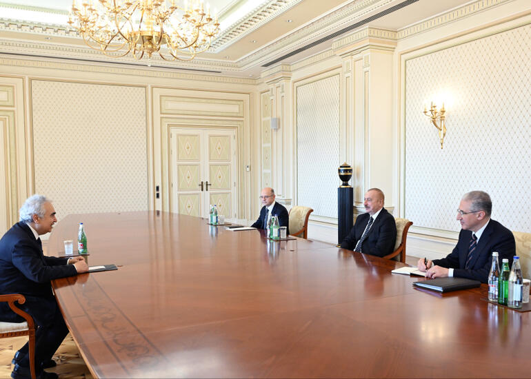 Prezident Fateh Birolu qəbul etdi