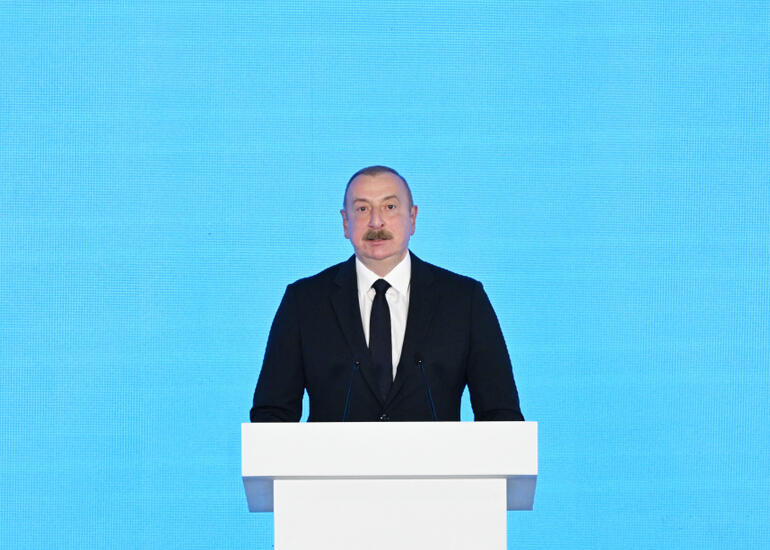 İlham Əliyev: Bakı Enerji Həftəsi enerji siyasətinin bütün seqmentlərini əhatə edir