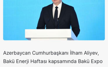 Prezident İlham Əliyevin Bakı Enerji Həftəsinin açılış mərasimindəki çıxışı xarici mediada geniş işıqlandırılıb