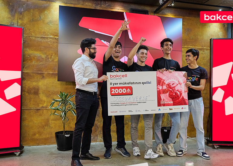 “Bakcell"in dəstəyi ilə "Google AI Hackathon" baş tutub