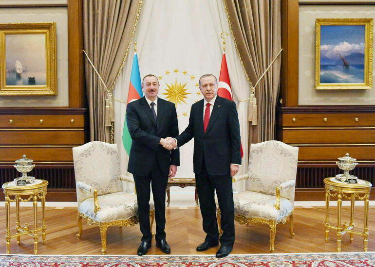 İlham Əliyev və Ərdoğan birgə nahar etdi
