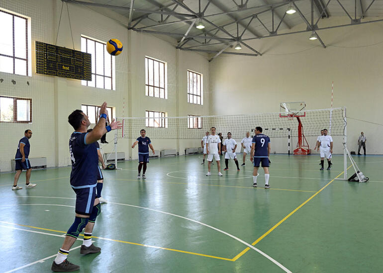 Hərbi qulluqçular arasında voleybol üzrə birincilik keçirilib