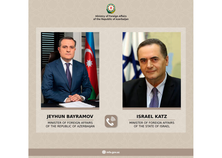 Bayramov İsrail Katzla danışdı: Sülh prosesi...