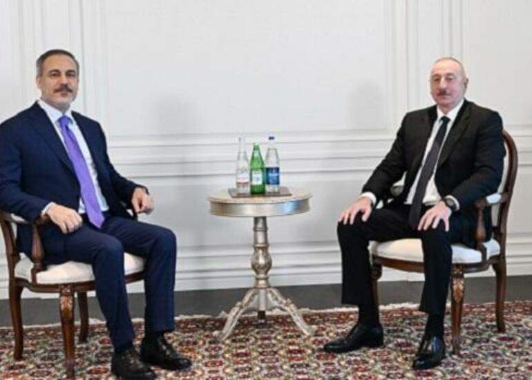 İlham Əliyev Şuşada Hakan Fidanı qəbul etdi
