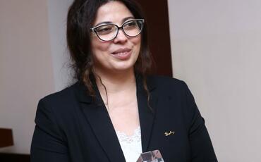 Səbinə Salmanova "Dostlar" klubunda ziyalılarla görüşüb