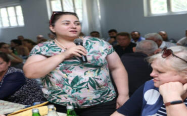 Səbinə Salmanovanın seçicilərlə növbəti görüşü
