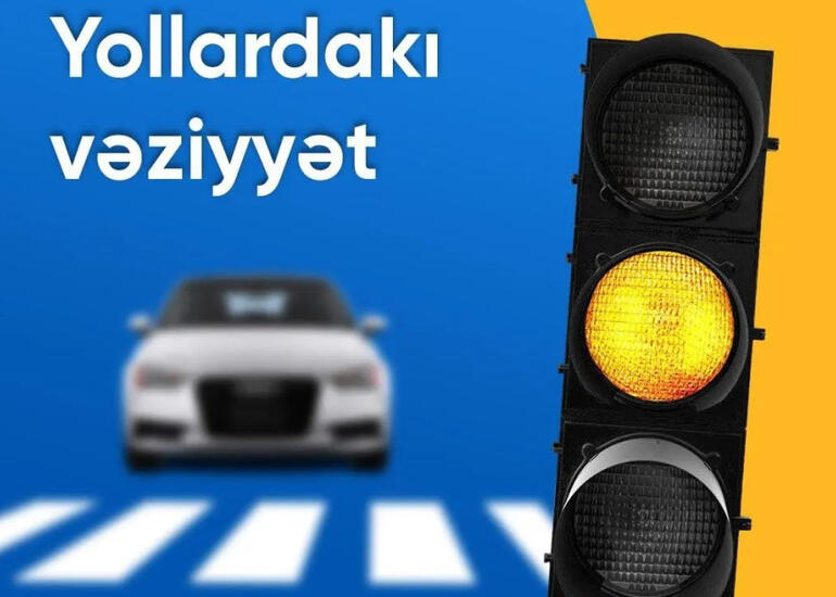 Bakının bir sıra yollarında sıxlıq müşahidə olunur