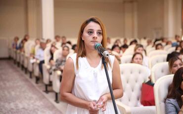 Səbinə Salmanova növbəti izdihamlı görüş keçirdi