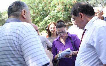 Səbinə Salmanovanın seçiciləri ilə görüşləri davam edir