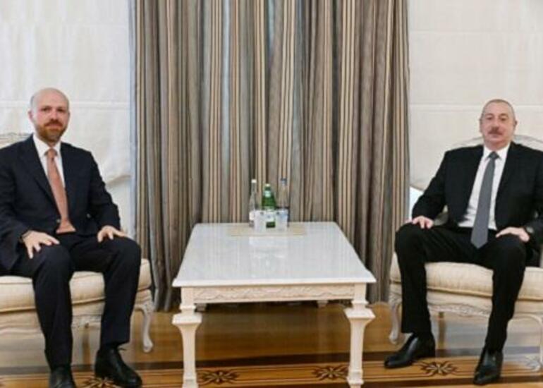 İlham Əliyev Bilal Ərdoğanı qəbul etdi