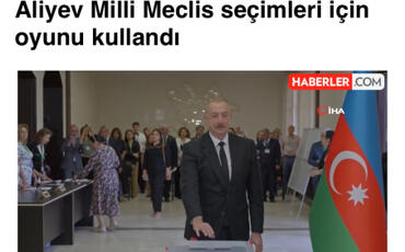 Ölkəmizdəki növbədənkənar parlament seçkiləri beynəlxalq mətbuatın diqqət mərkəzində olub
