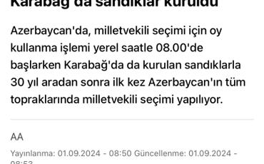 Ölkəmizdəki növbədənkənar parlament seçkiləri beynəlxalq mətbuatın diqqət mərkəzində olub