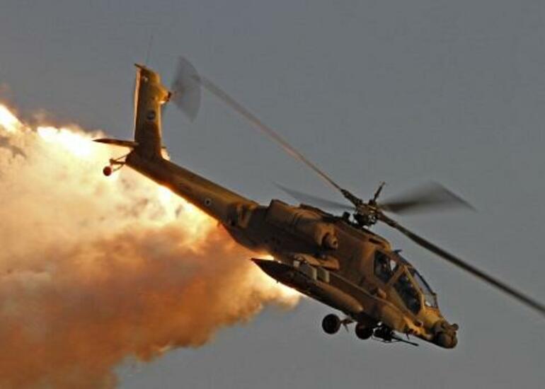 İsrail helikopteri Qəzzada qəzaya uğradı: ölü və yaralılar var