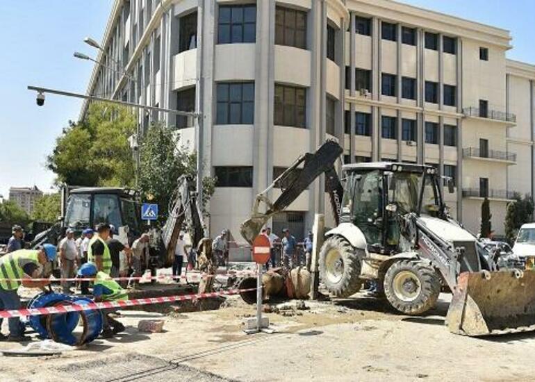 Bakıda yeni su və kanalizasiya layihələri icra olunur - Video