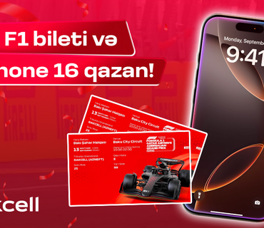 “Bakcell” dən “iPhone 16” qazanmaq şansı!