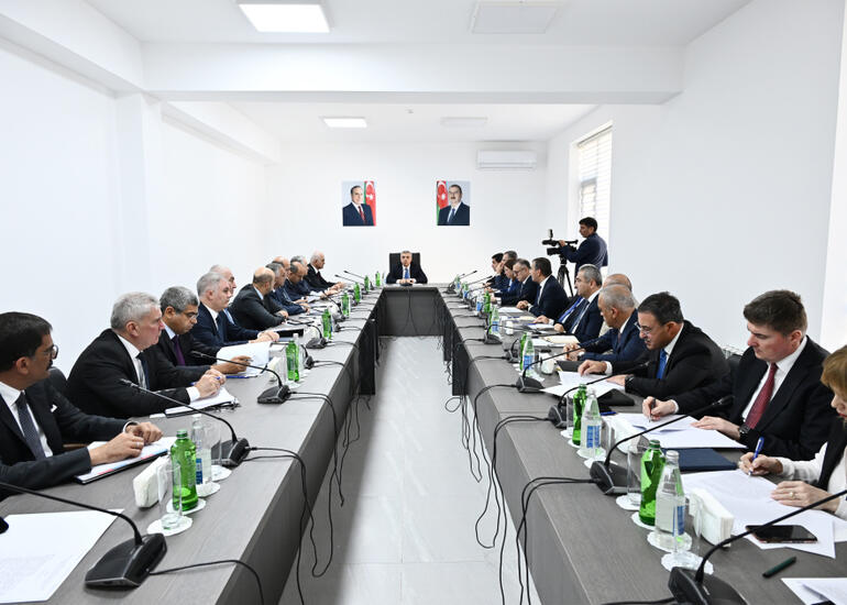 Əlaqələndirmə Qərargahının növbəti iclası Kəlbəcər şəhərində keçirilib