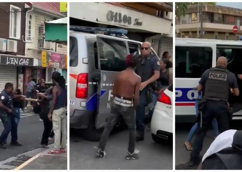 Martinikdə fransız zorakılığı: polislər etirazçılara qarşı silahdan istifadə edir